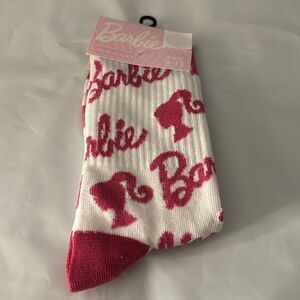 Barbie Crew Socks Pink